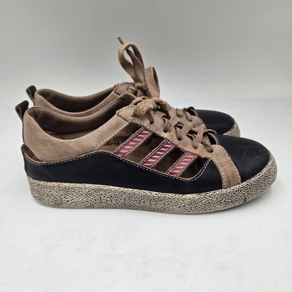 Spring Step L'Artiste Porscha Shoes Women's 39 EU 8.5 US Leather Sneaker Cut Out - Picture 2 of 8